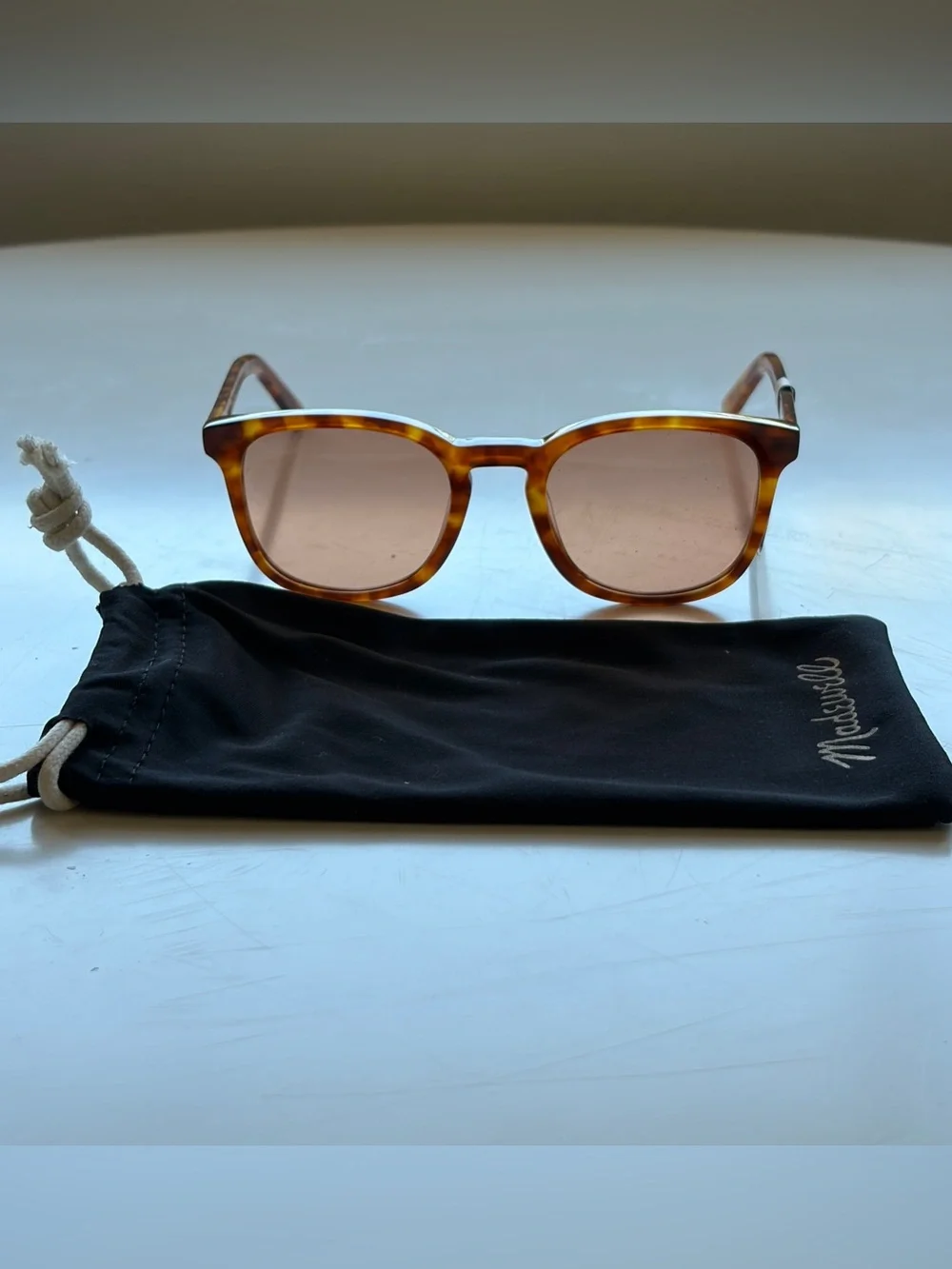 Madewell Ashcroft Sunglasses, 100% UVA/UVB, Whiskey Tortoise, NWT!